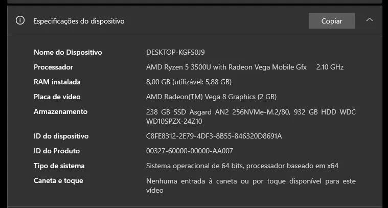 Notebook Ryzen 3500u - Foto 4