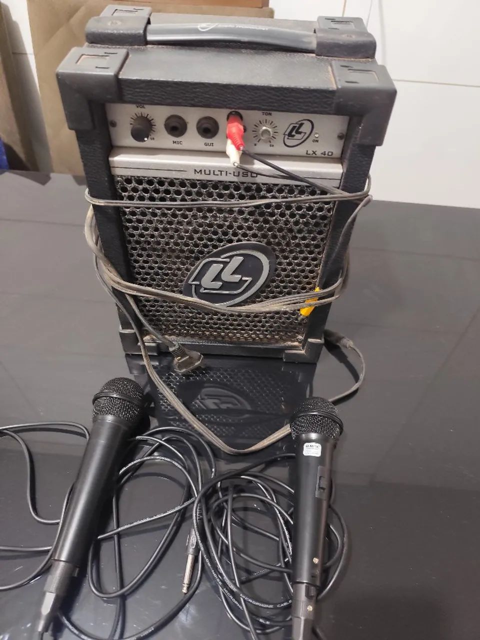Caixa de som com microfone  - Foto 2