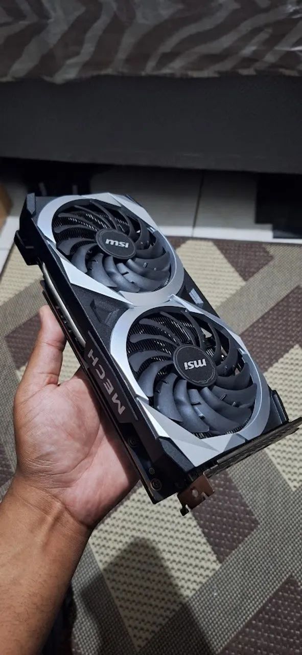 Placa de Vídeo Radeon RX 6600 MECH 2X 8G MSI (Intermitente)