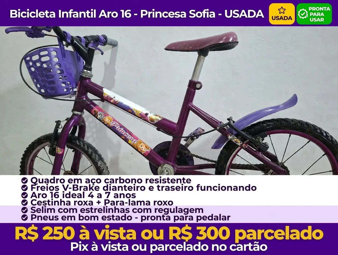 Bicicleta Infantil 
