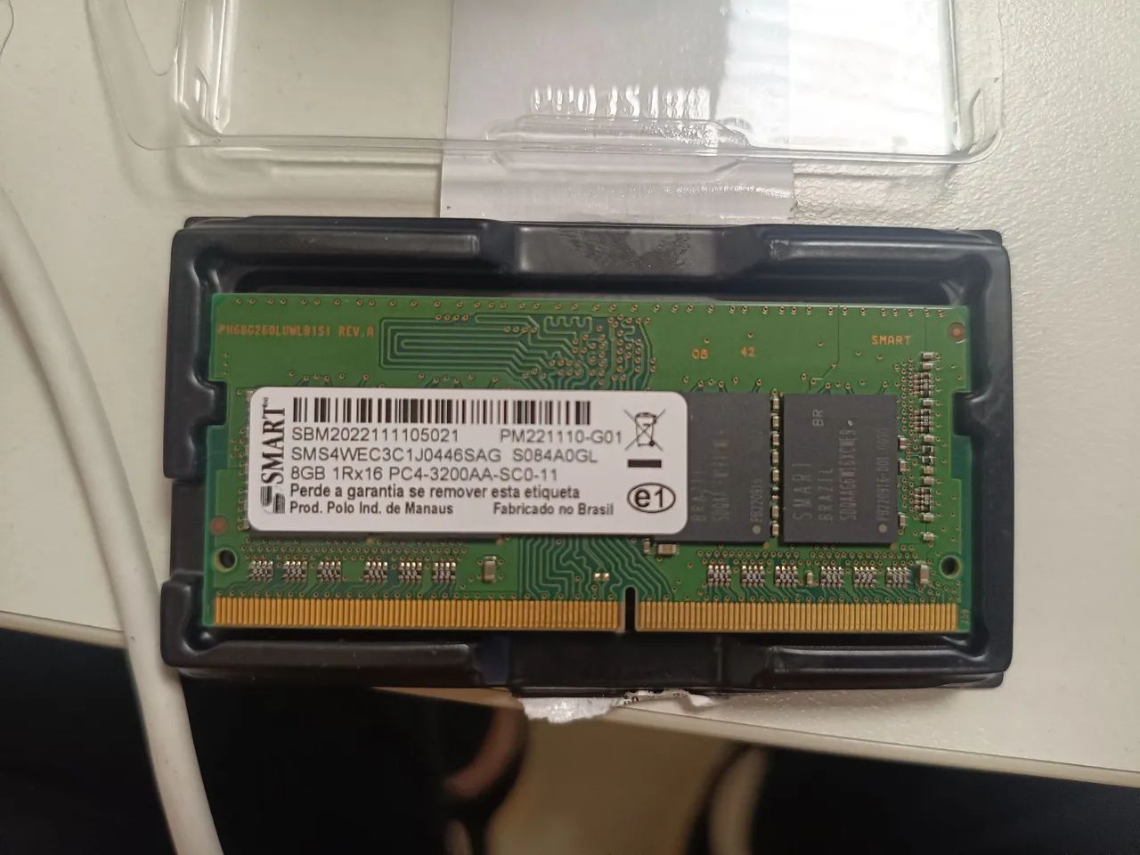 Memória ram ddr4 8gb notebook