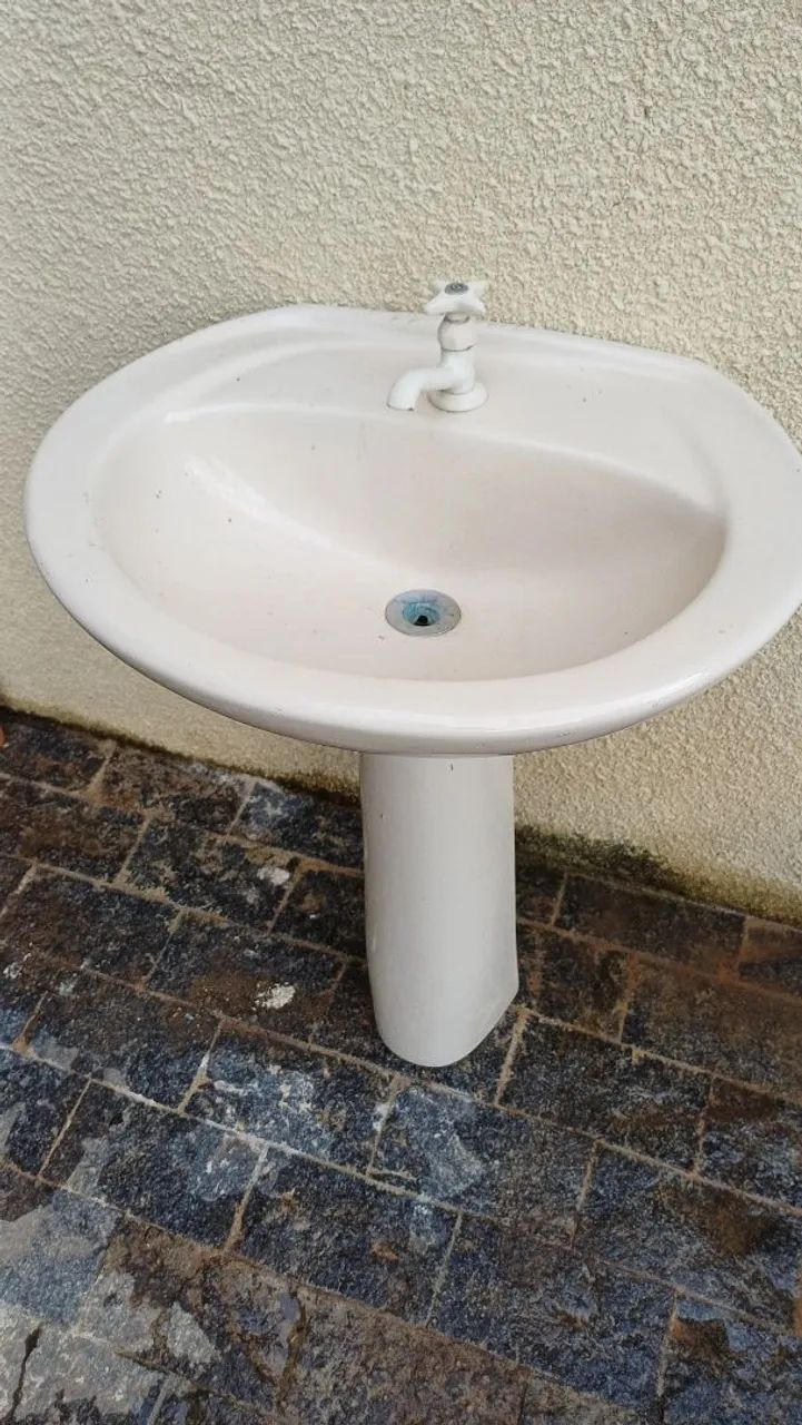 Cuba com torneira e coluna para banheiro - Foto 2