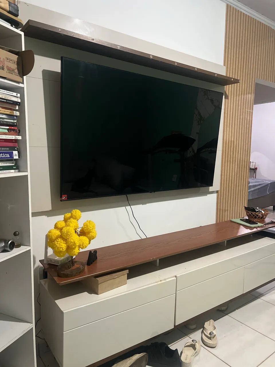 Painel com rack off write MDF - Foto 4