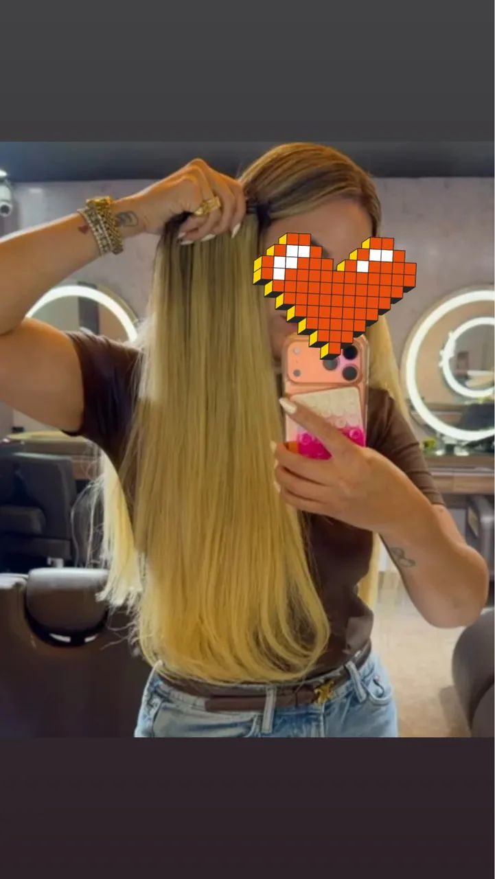 Cabelo loiro brasileiro 