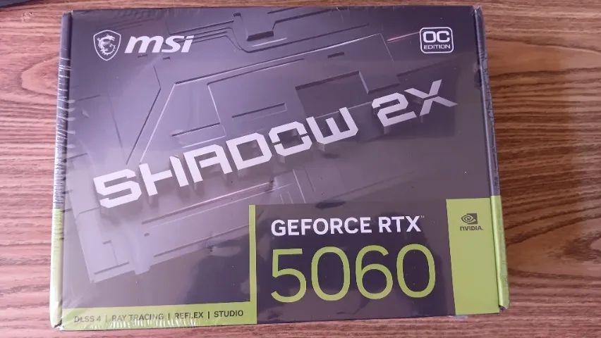 RTX 5060 MSI Shadow 2X OC 8GB - 100% Nova  