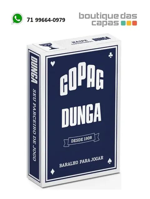BARALHO CARTA DUNGA COPAG (UN) e Pôquer em Papel - Foto 2
