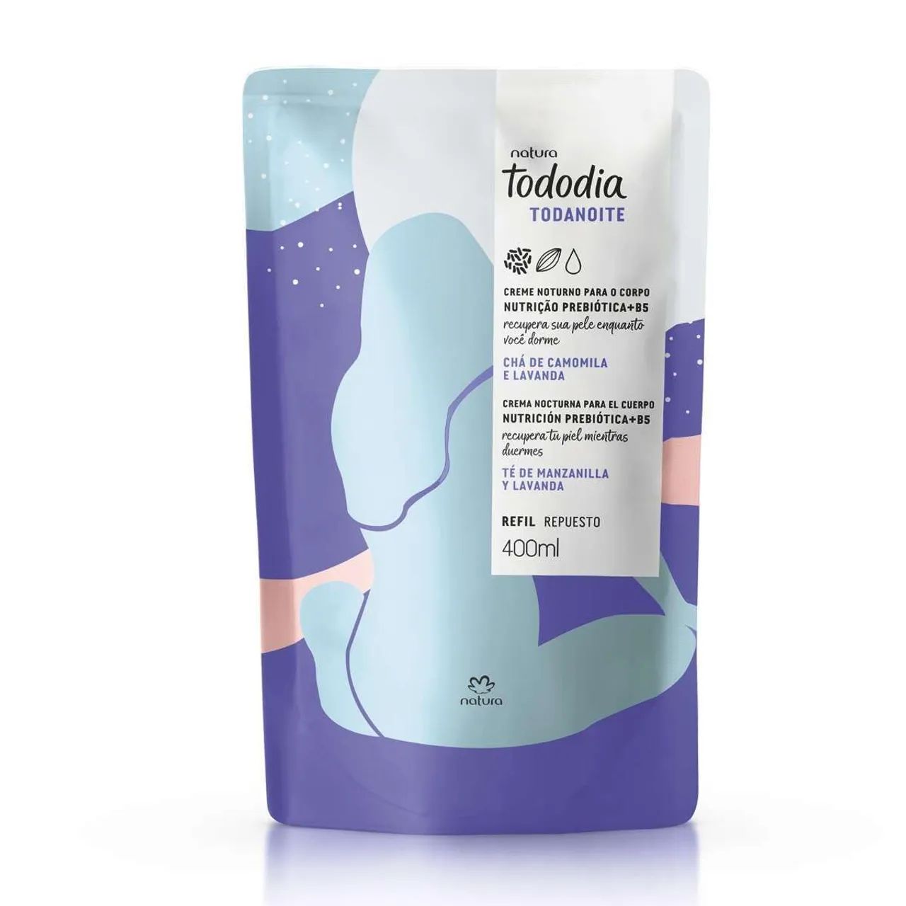 REFIL DE HIDRATANTE CHÁ DE CAMOMILA E LAVANDA 400ml