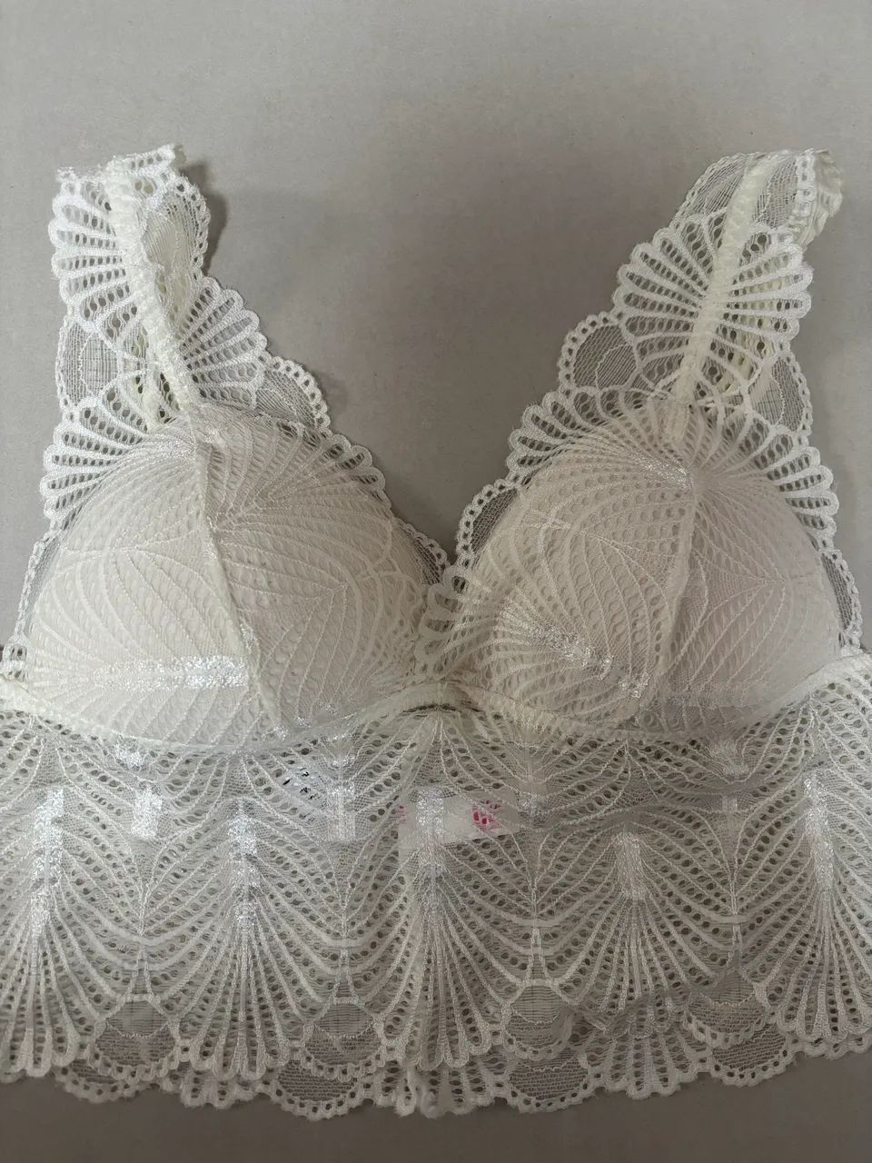 Top renda novo branco com etiqueta  - Foto 2