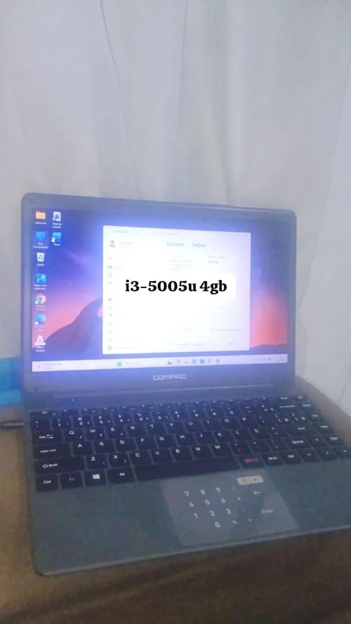 Notebook processador i3 Compaq cq27 