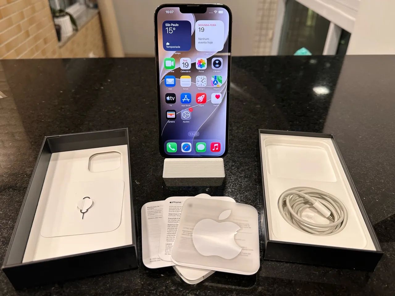Iphone 13 Pro Max Grafite 256gb  - Foto 3