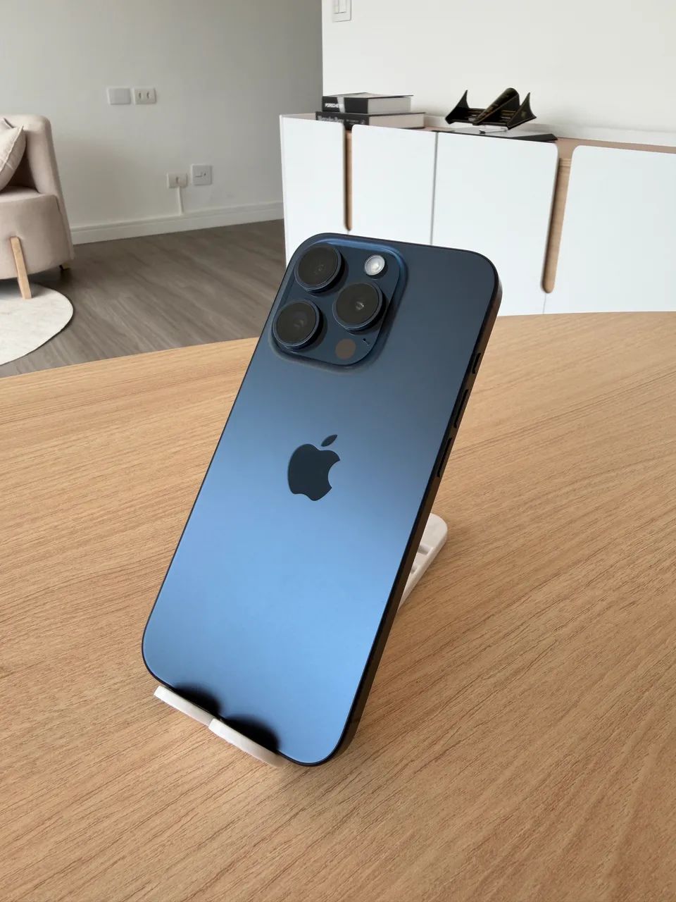 iPhone 15 pro 256gb Azul, excelente estado de conservação