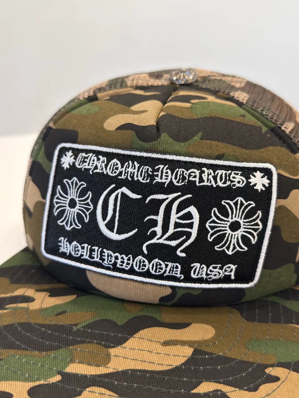Boné Chrome Hearts Hollywood Camuflado - Foto 5
