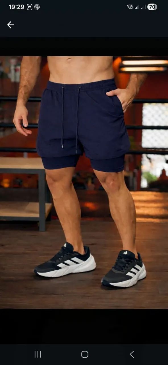 bermuda termica 2 em 1 dryfit em quantidade  - Foto 3