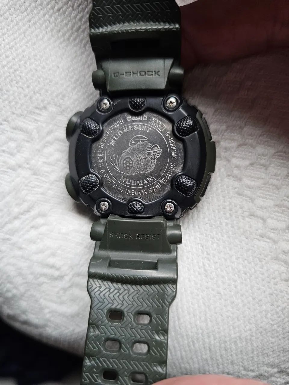 Relógio casio g-shock mudman verde militar  - Foto 4