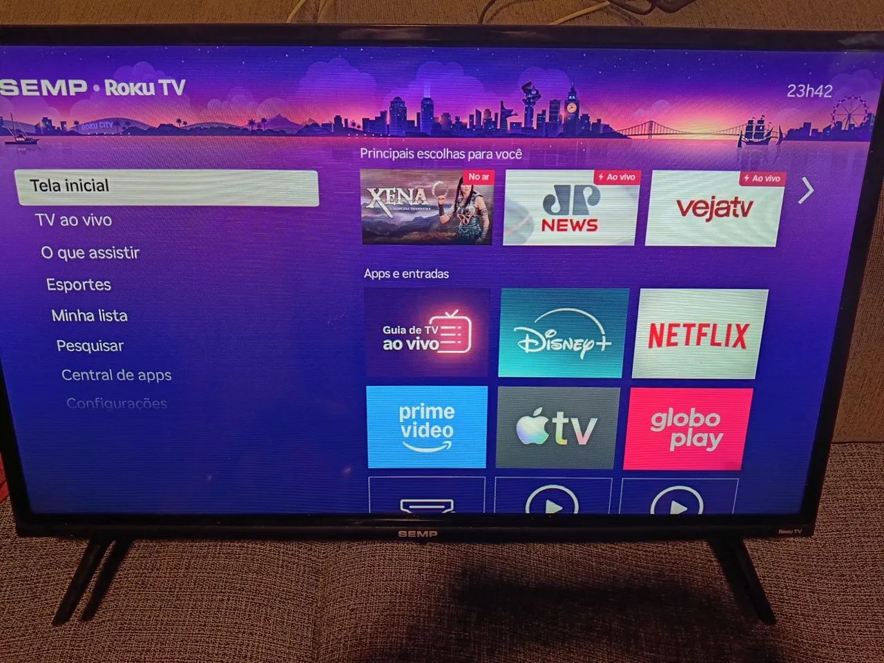TCL 32 smart wi-f só 520 - Foto 3