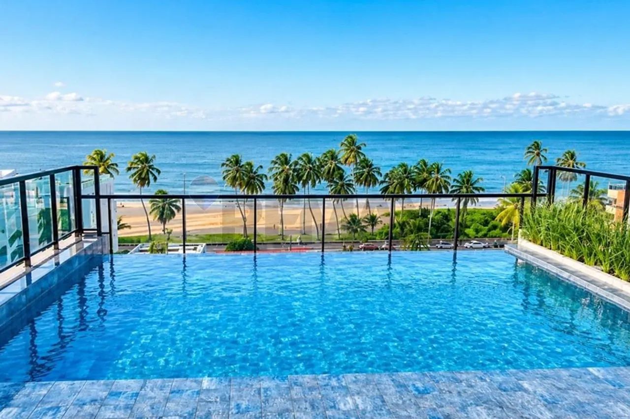 Flat Cabo Branco com vista mar