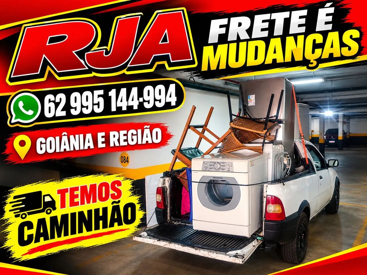 RJA FRETE É MUDANÇAS 