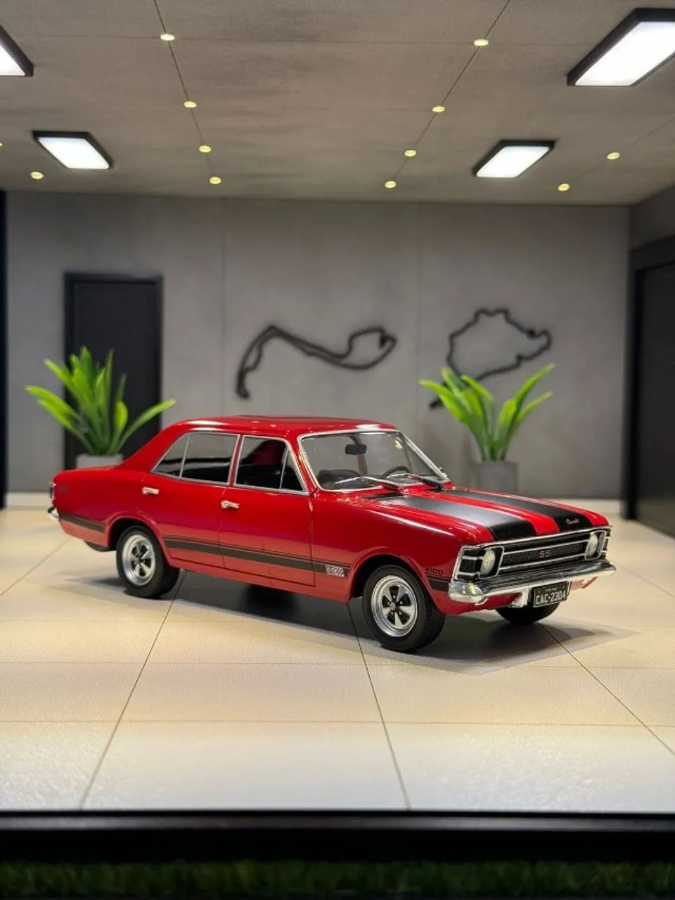 Miniatura Opala SS Vermelho 1/24 - Foto 3