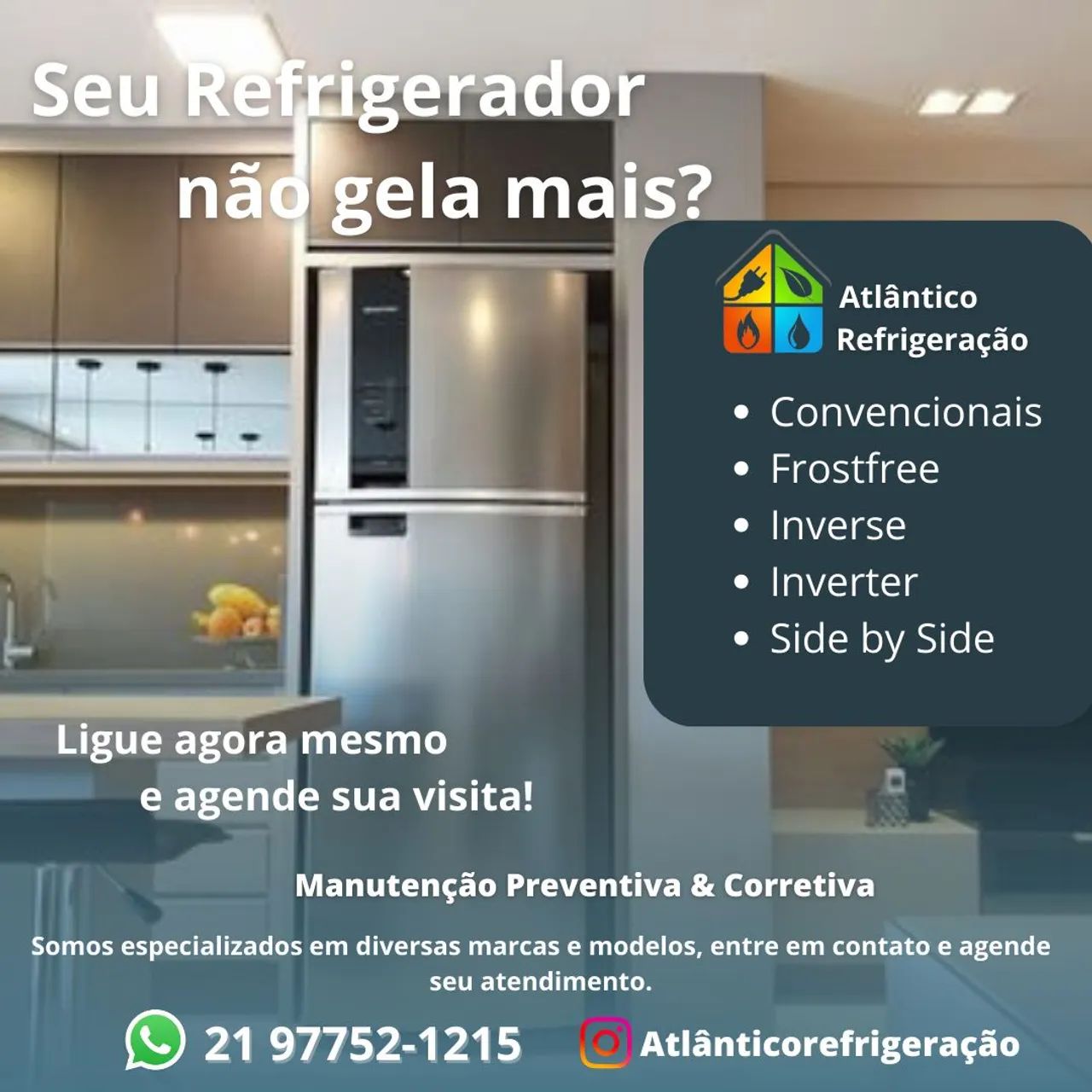 Conserto de Geladeiras, Freezer e expositor de bebidas 