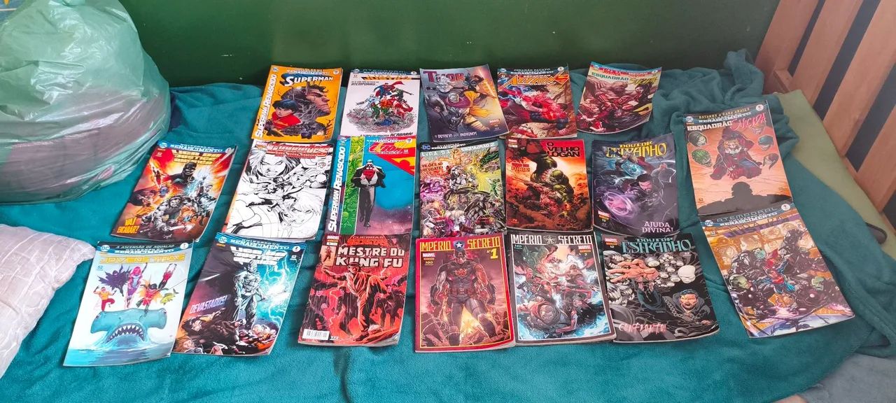 PACK DC/MARVEL 18 EDIÇÕES 