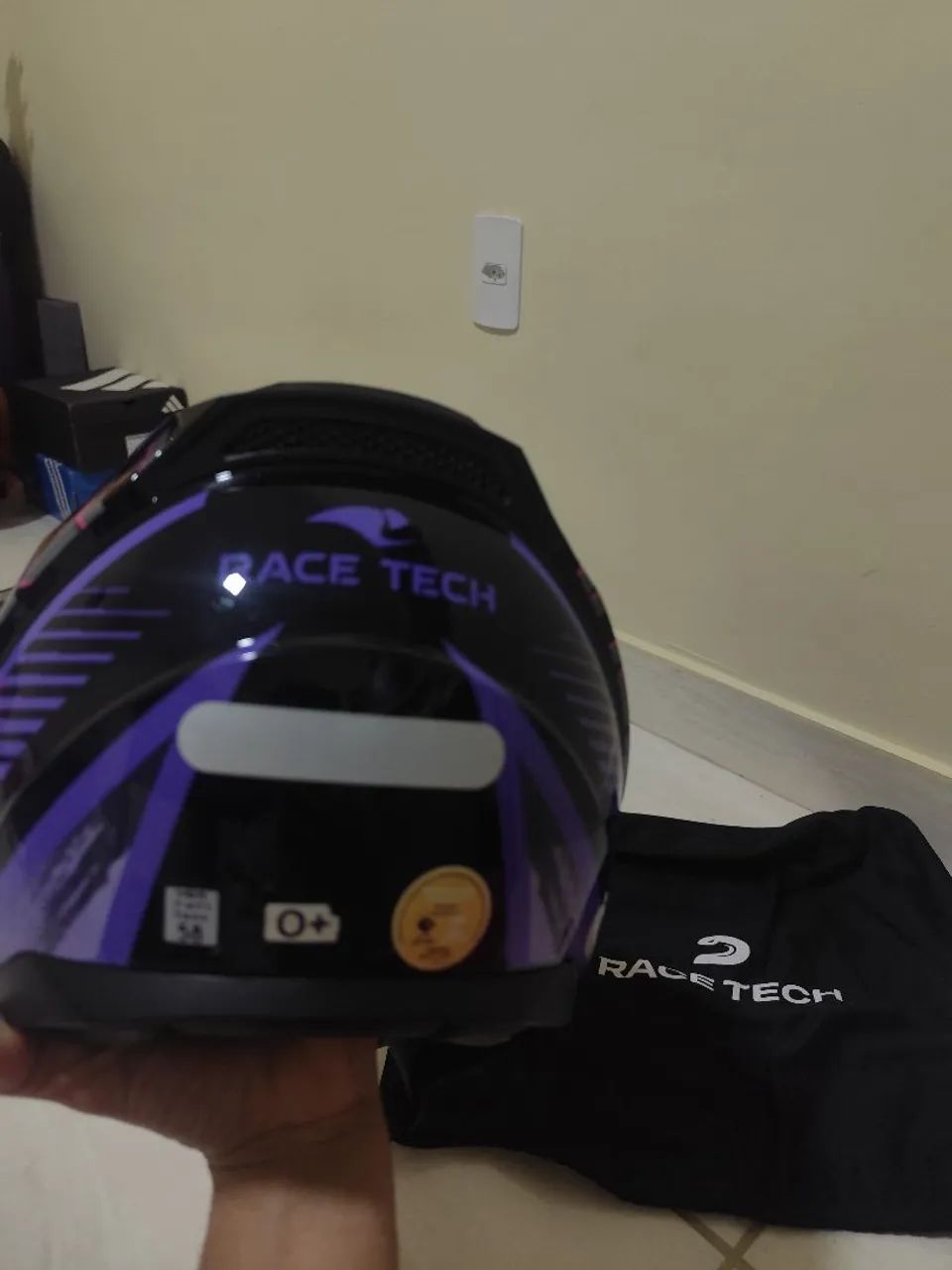 Capacete Race Tech Slash - Foto 4