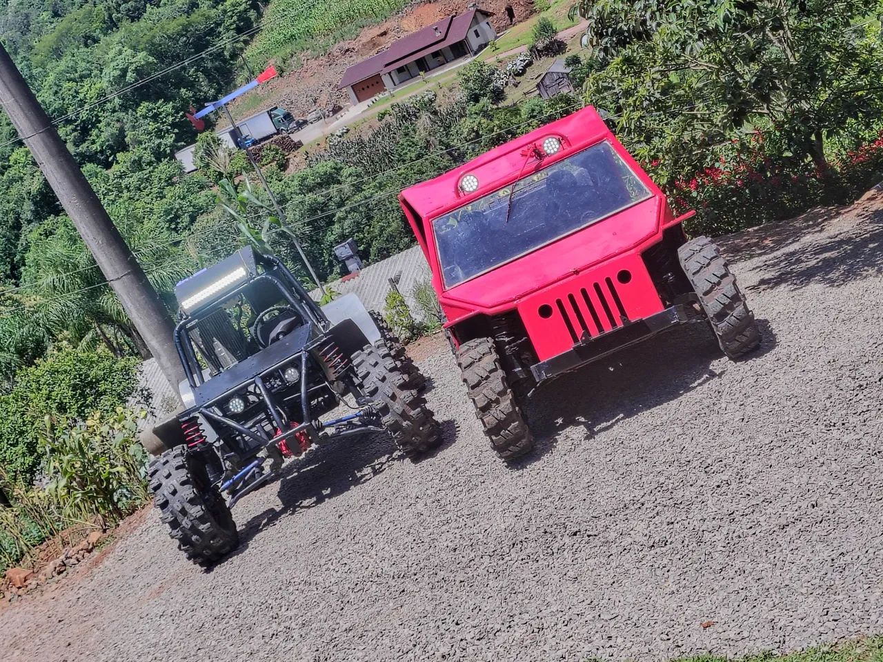 Carretinha agrícola gaiola 