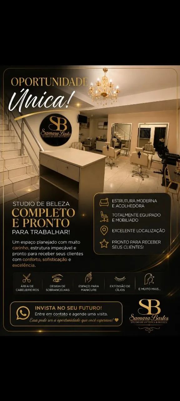 Studio de Beleza Completo - Oportunidade Única