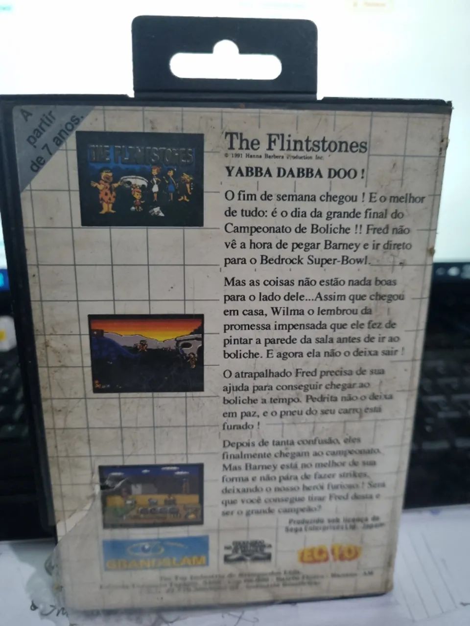 The Flintstones Master System TecToy Original com Caixa - Raro Retrô Sega - Foto 3