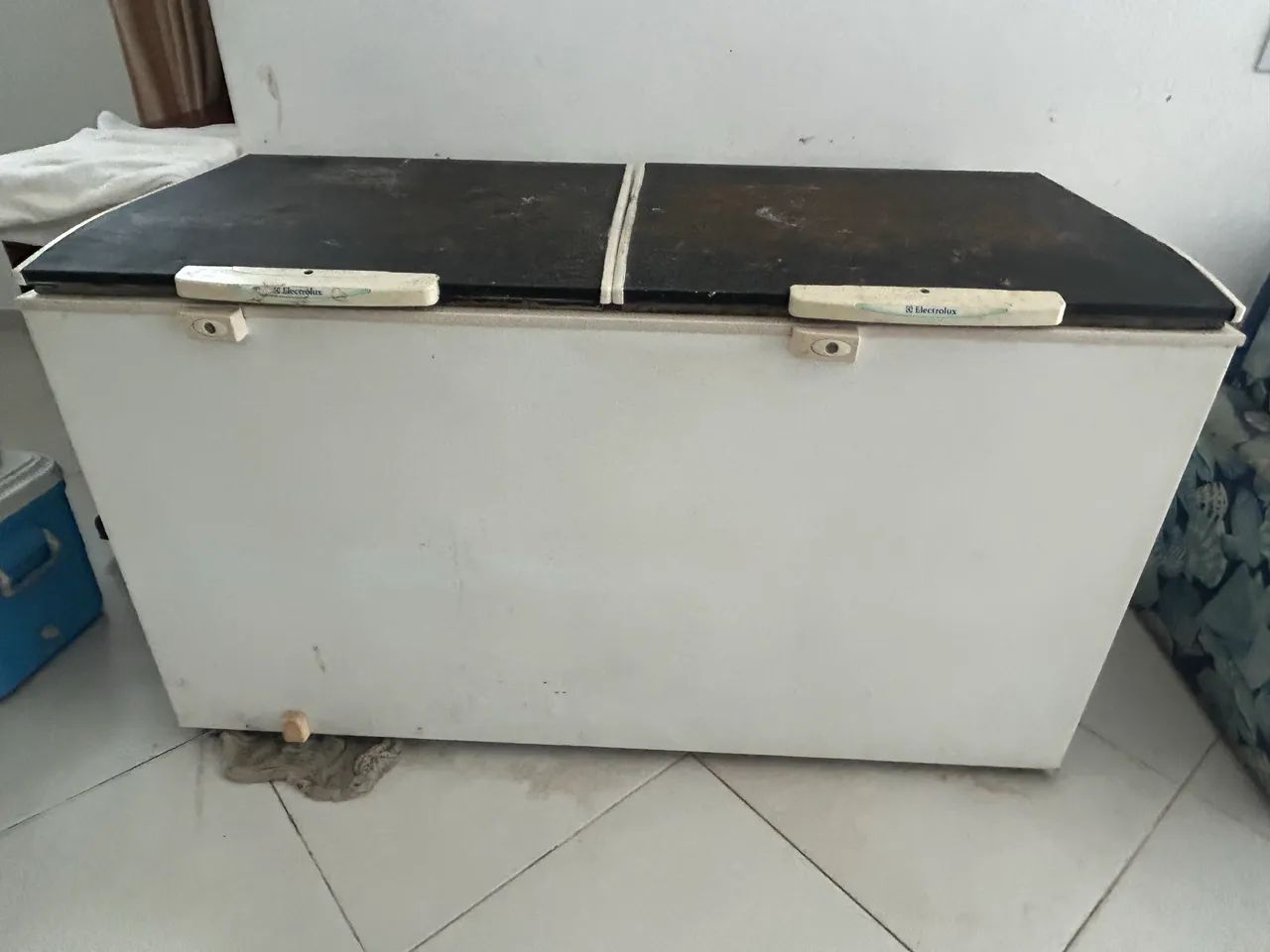 Freezer horizontal eletrolux duas portas 