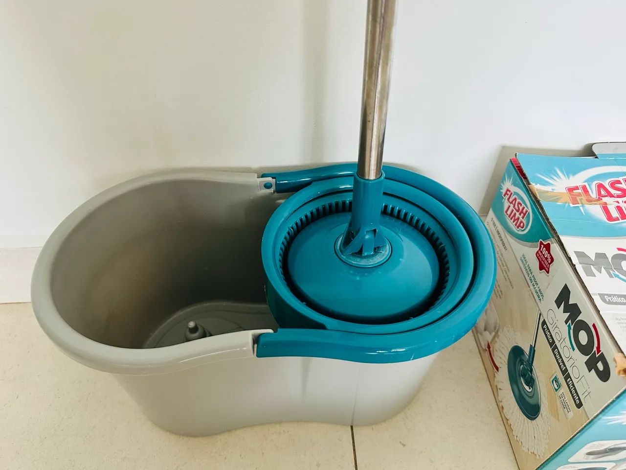 Mop Flash limp Fit ( sem refil de microfibra)  - Foto 4