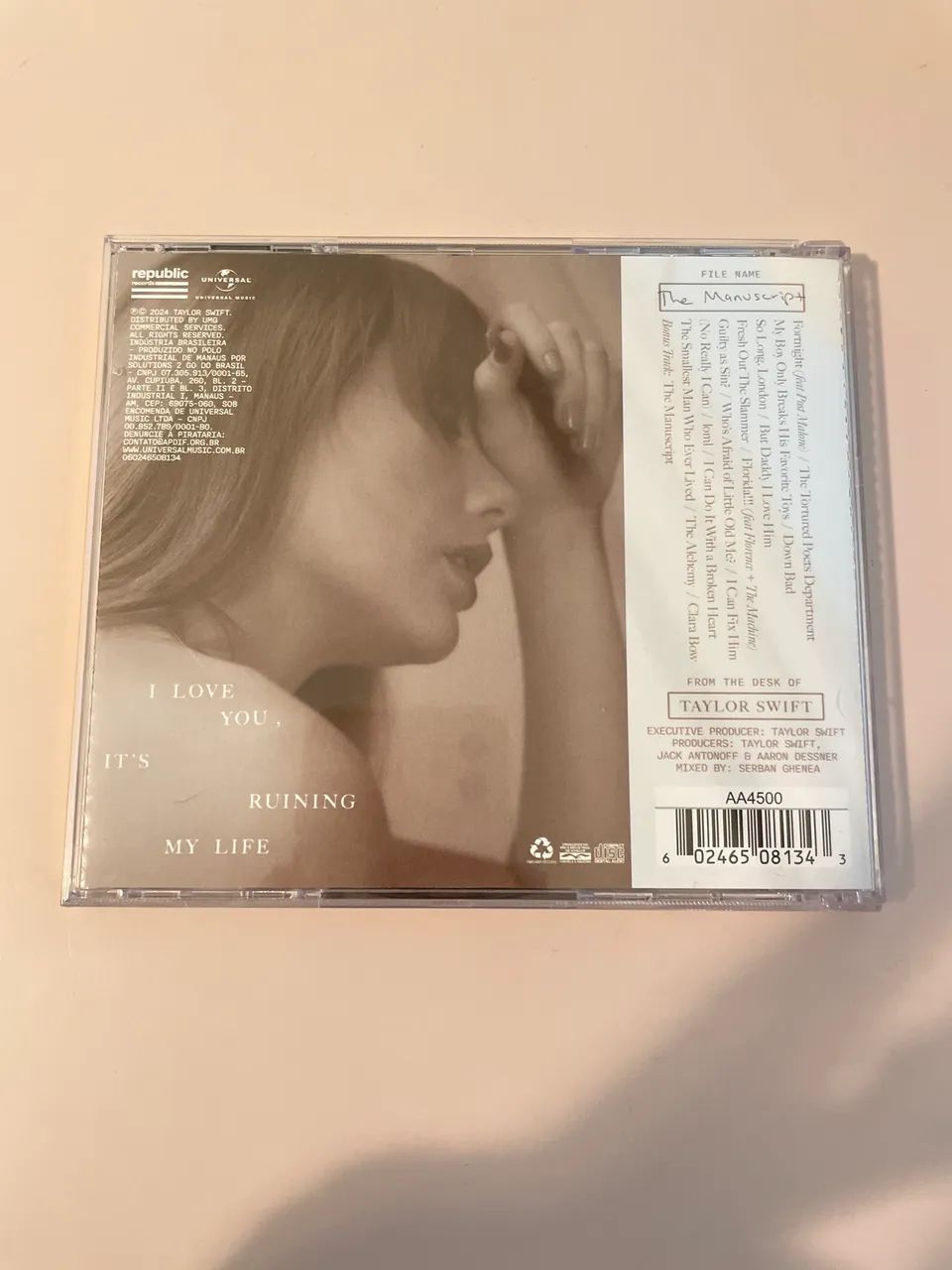 CD The Tortured Poets Department (TTPD) - Taylor Swift - CDs, DVDs
