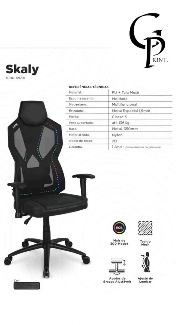 Cadeira Gamer Clanm Skaly