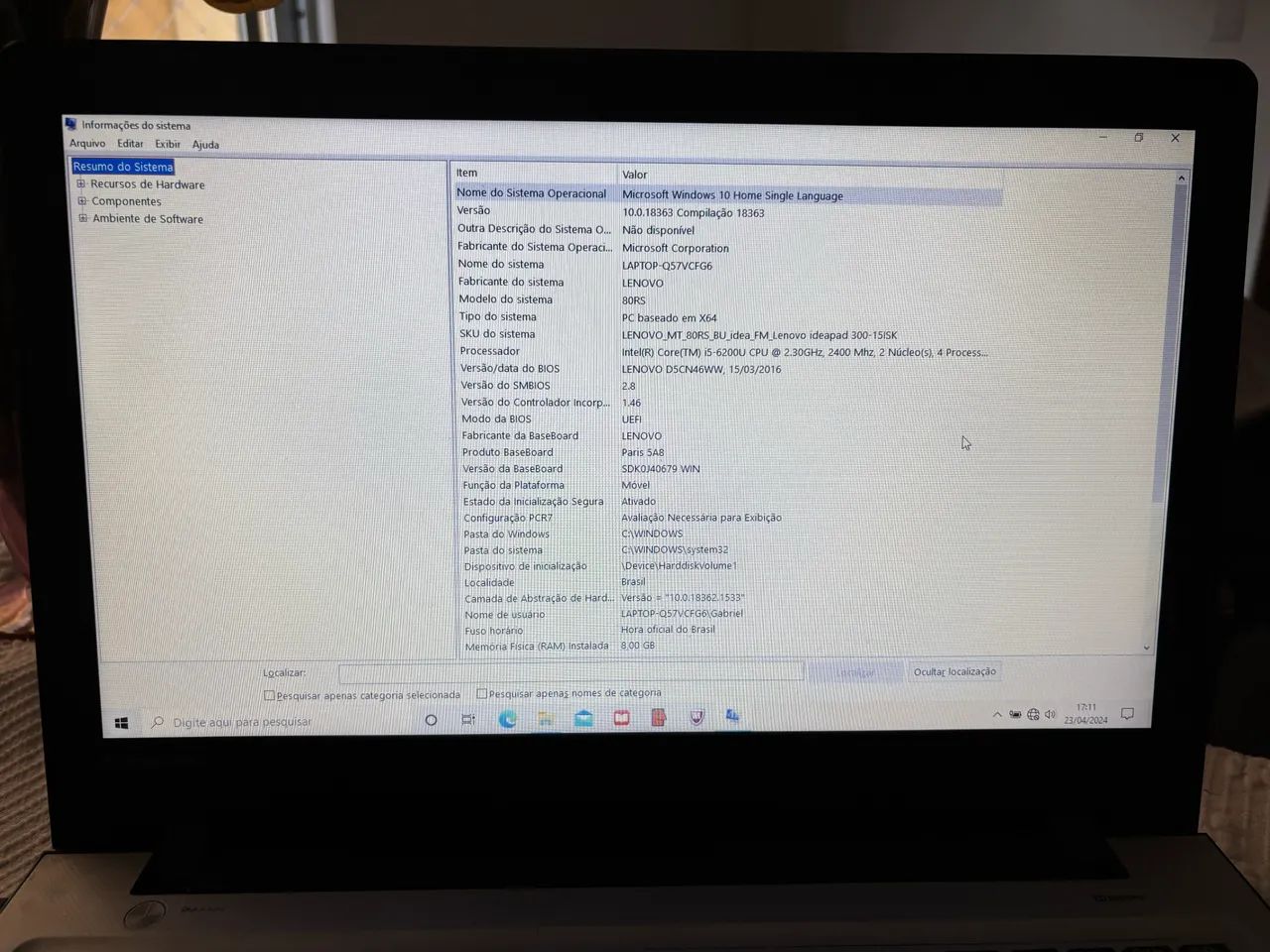 Notebook Lenovo Ideapad 300 15 polegadas - Foto 4
