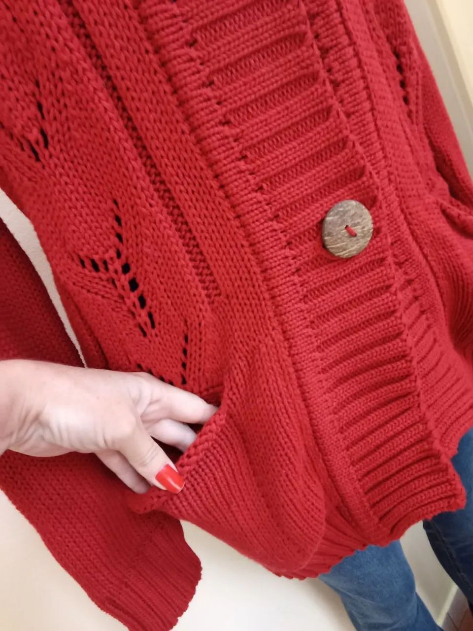 Cardigan lã tricô   - Foto 3
