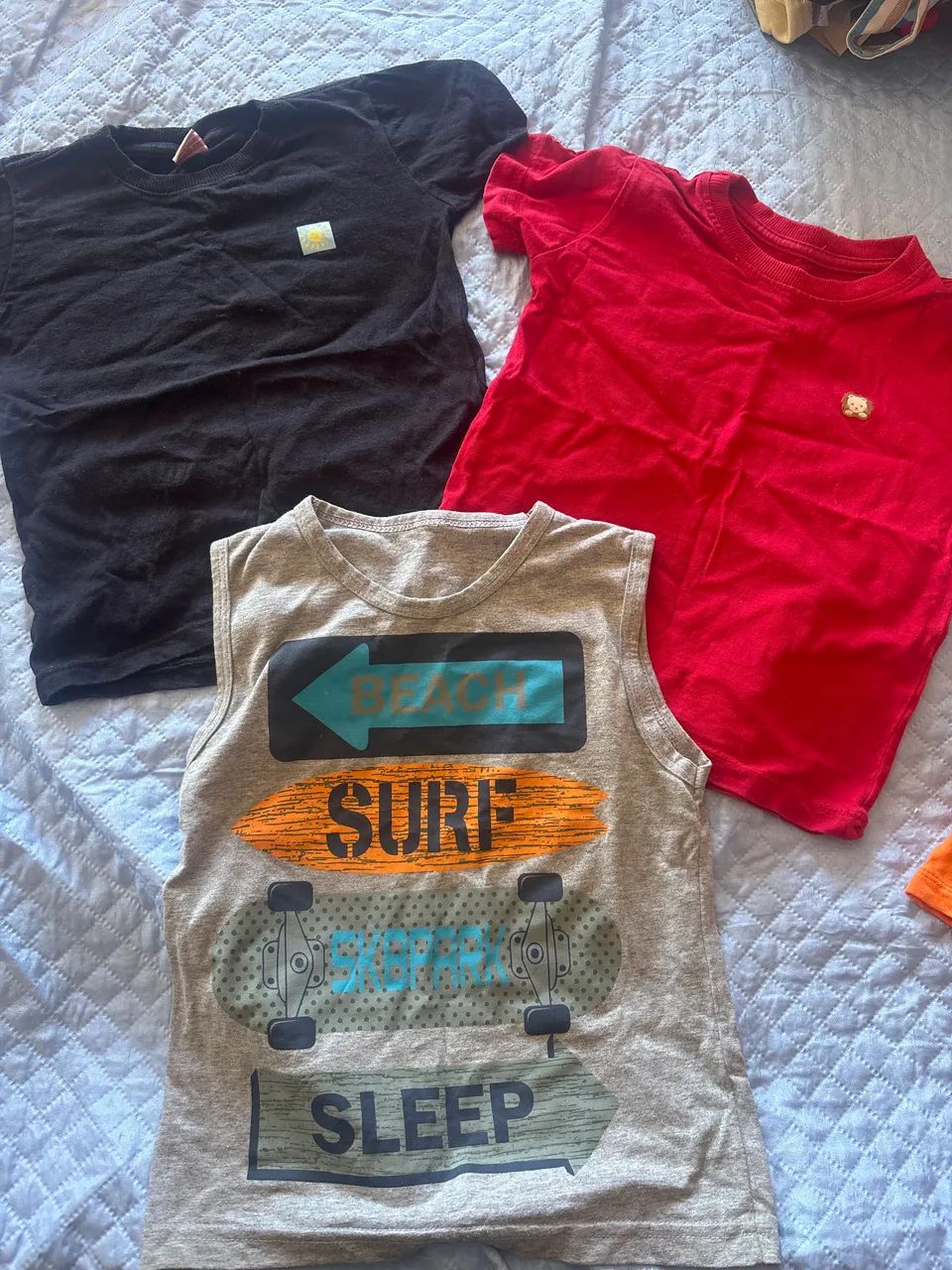 Kit blusas básicas infantis
