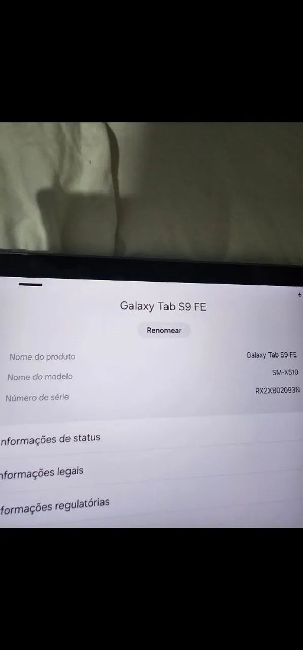 Tablet Samsung 9 FE. 128 5g com entrada para chip - Foto 2