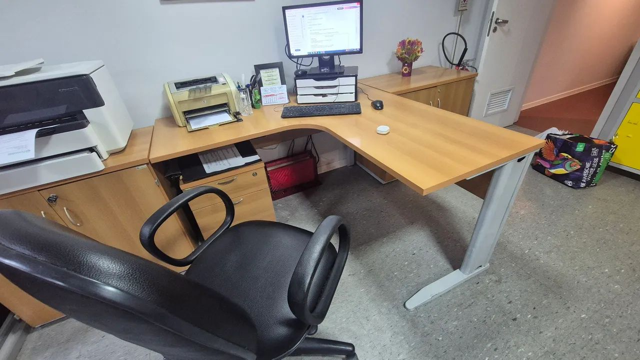 Mesas de escritório em L - Foto 3