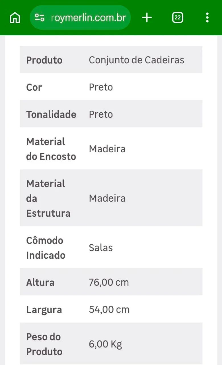 3 Cadeiras Rebecca para mesa de jantar usada  - Foto 5