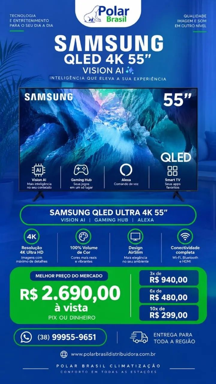 TV SAMSUNG QLED 4K 55