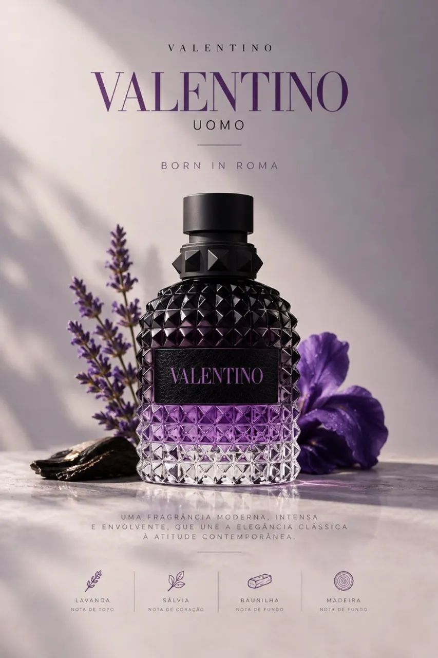 VALENTINO BORN UOMO PURPLE