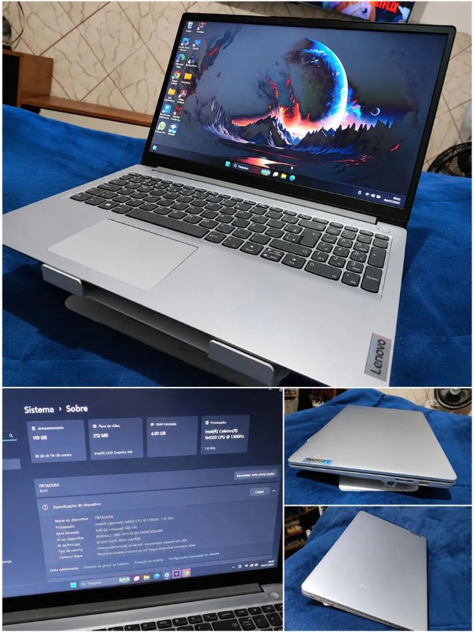 Notebook Lenovo IdeaPad 1 - Ótimo custo-benefício ! - Foto 2