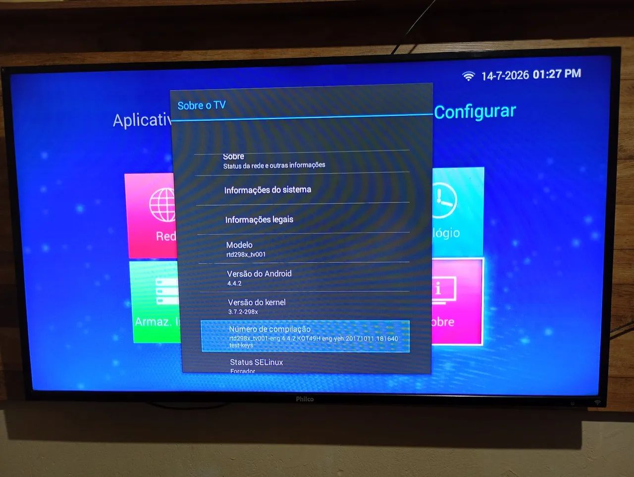 SMART TV 55 POLEGADAS 4K SISTEMA ANDROID PHILCO - Foto 2