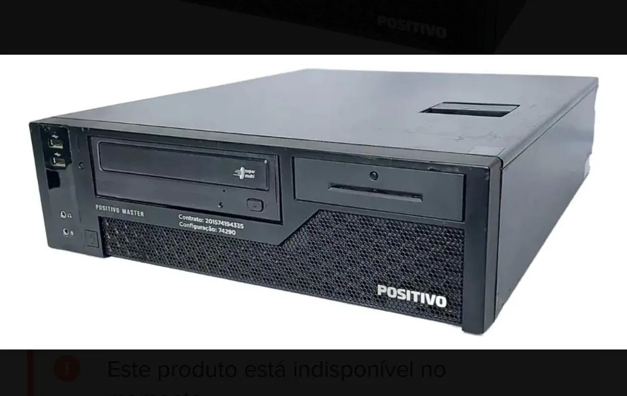 CPU compacta Core I3 4ªG - 8GB RAM - 500HD - Windows 10 - Rodando Liso