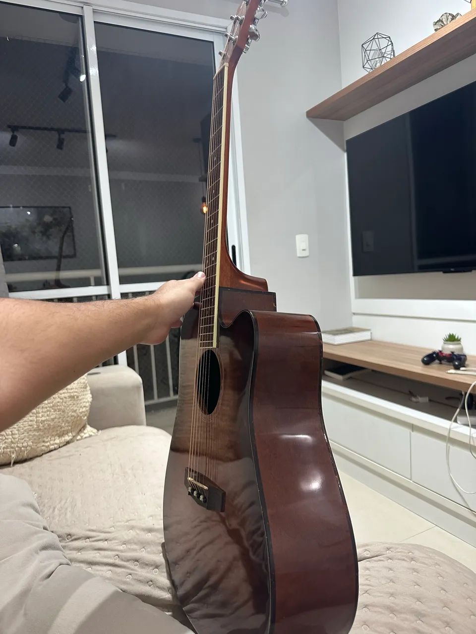 VIOLÃO CORT AD890MCF NAT - ELETROACÚSTICO FISHMAN - Foto 2