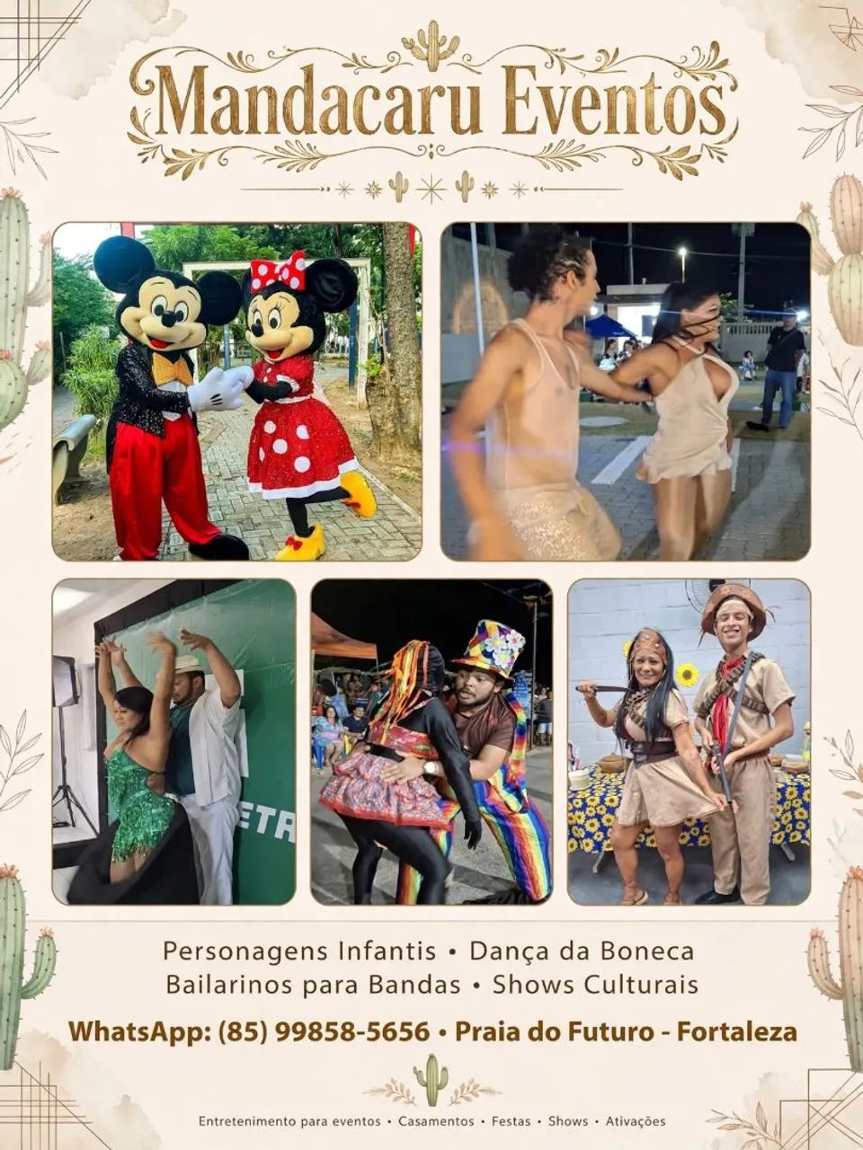 ANIMAÇÃO DE FESTAS adulto e infantil 