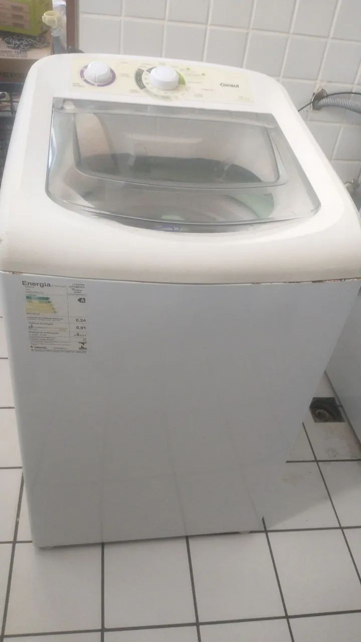 Com defeito máquina de lavar consul 8kg - Foto 2
