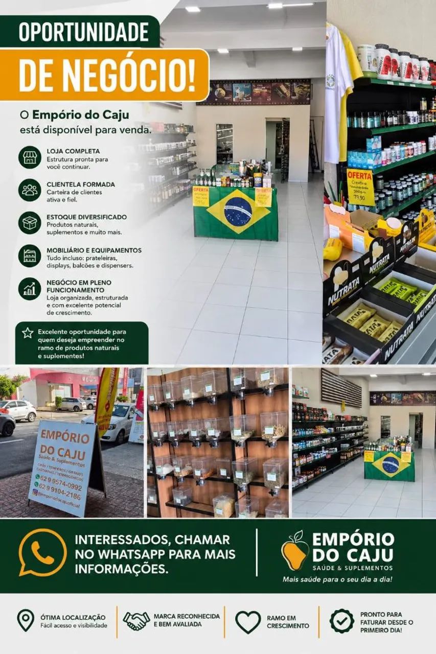 Loja de produtos NATURAIS