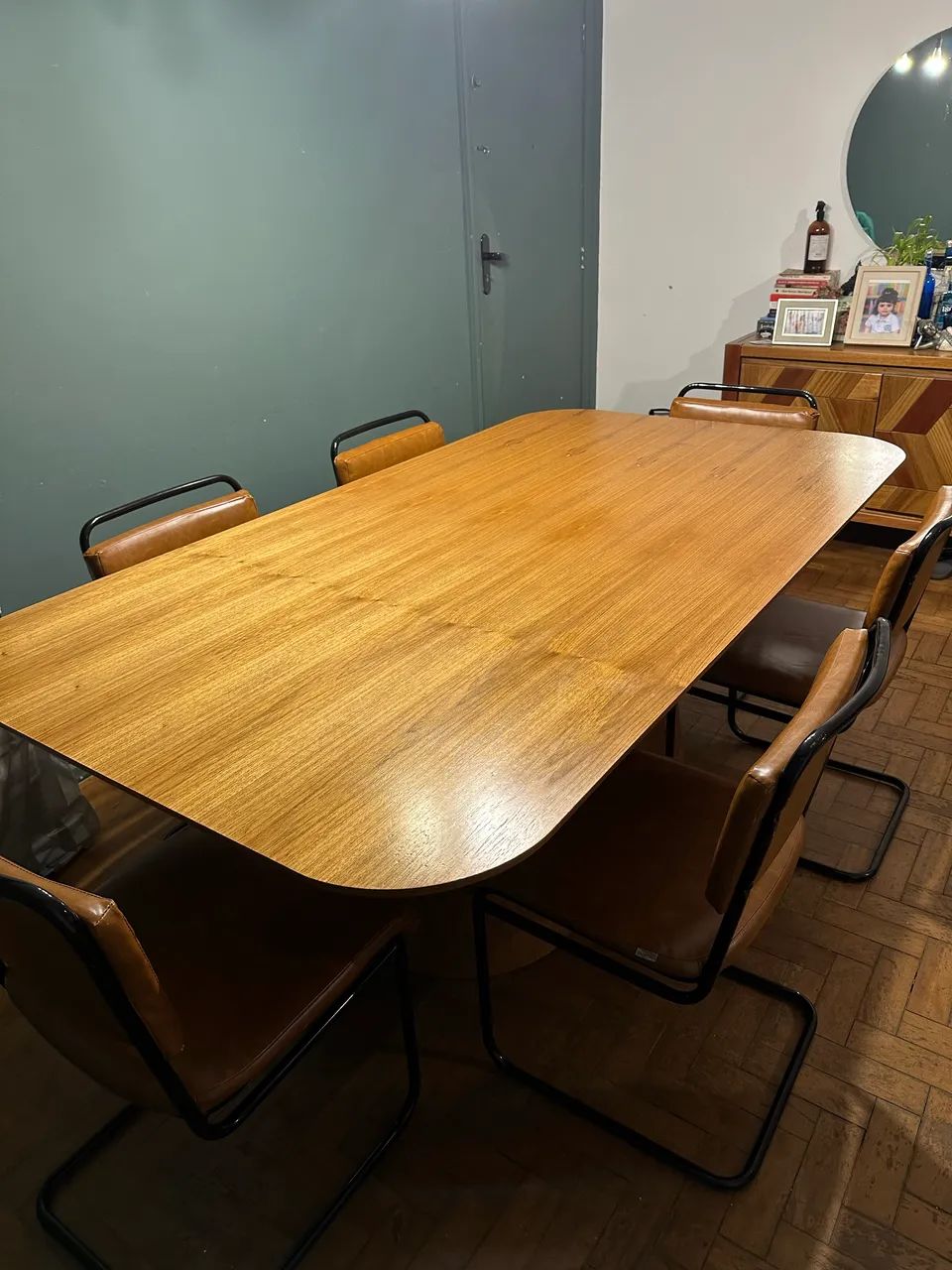 Mesa de Jantar de Madeira com 6 Lugares - Foto 4