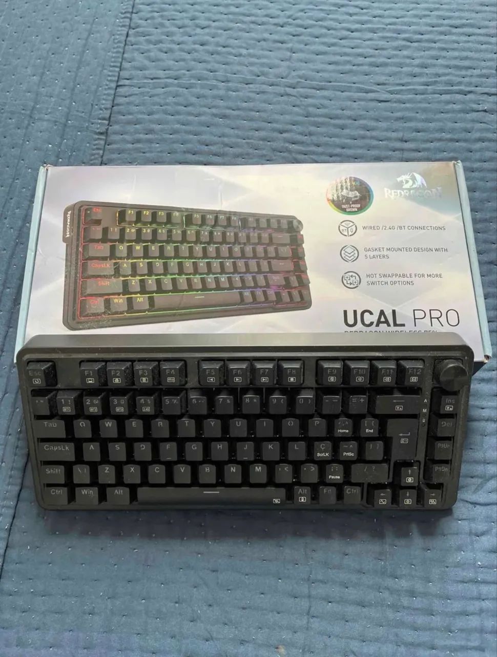 Mouse, teclado, microfone e soundbar - Foto 4