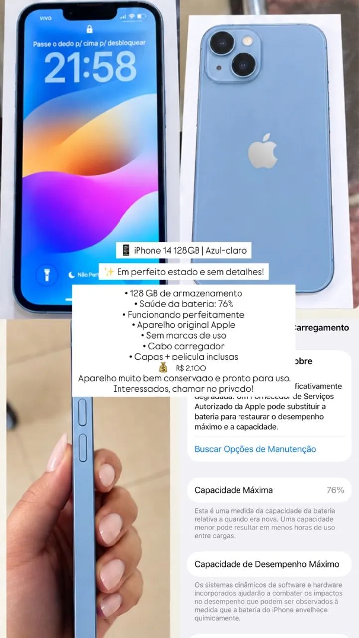 iPhone 14 128GB Azul |